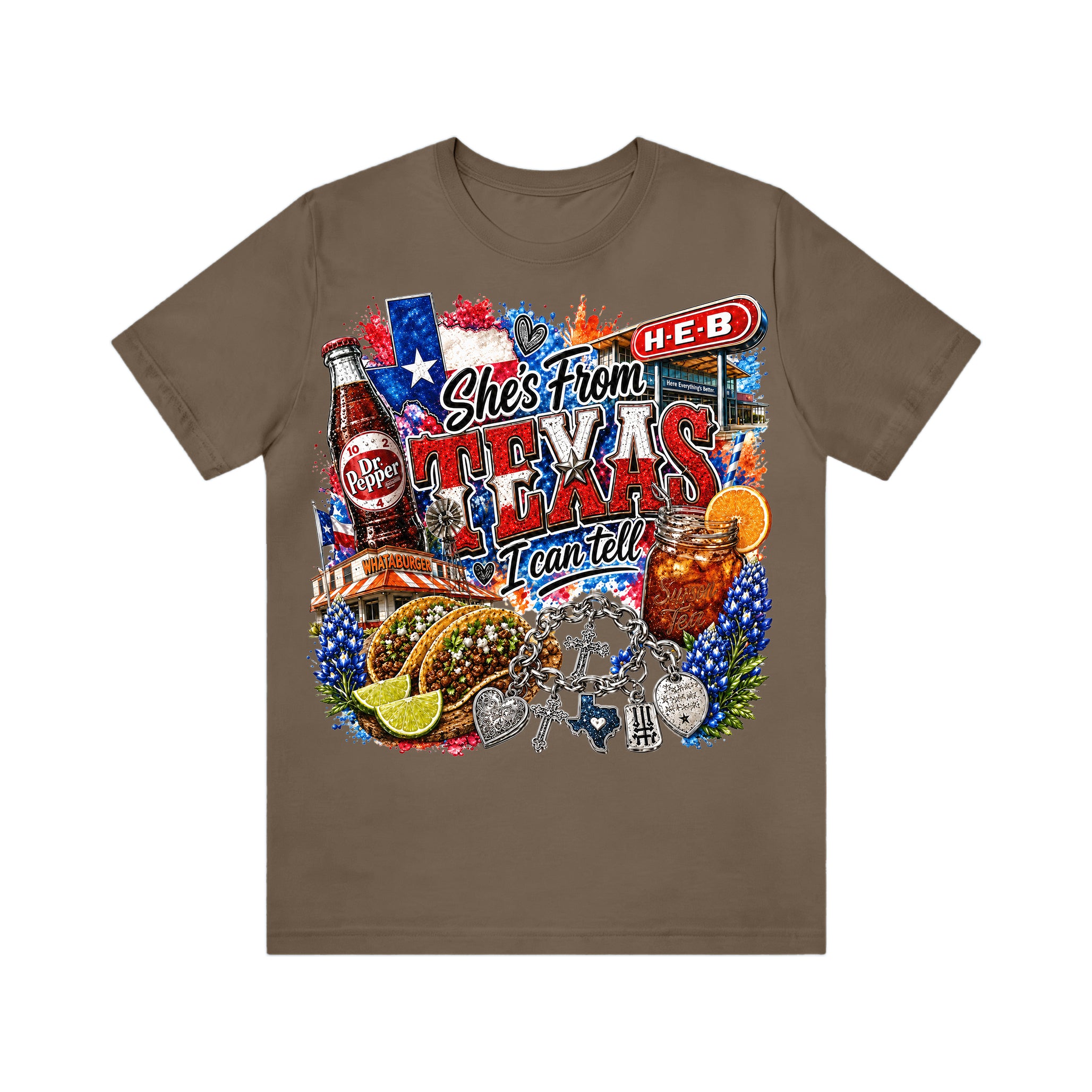 Shes from texas i can tell Unisex T-shirt