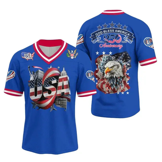 Premium AMC 250th Anniversary V-neck Baseball Jersey HY