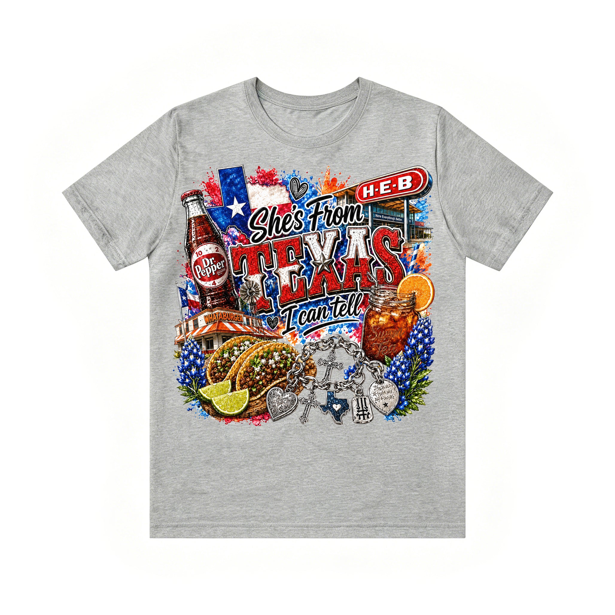 Shes from texas i can tell Unisex T-shirt