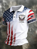 Men's United States Of America1776-2026 Print Polo Shirt