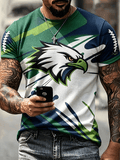 Men's Rugby Lovers Printed Short-sleeved T-shirt