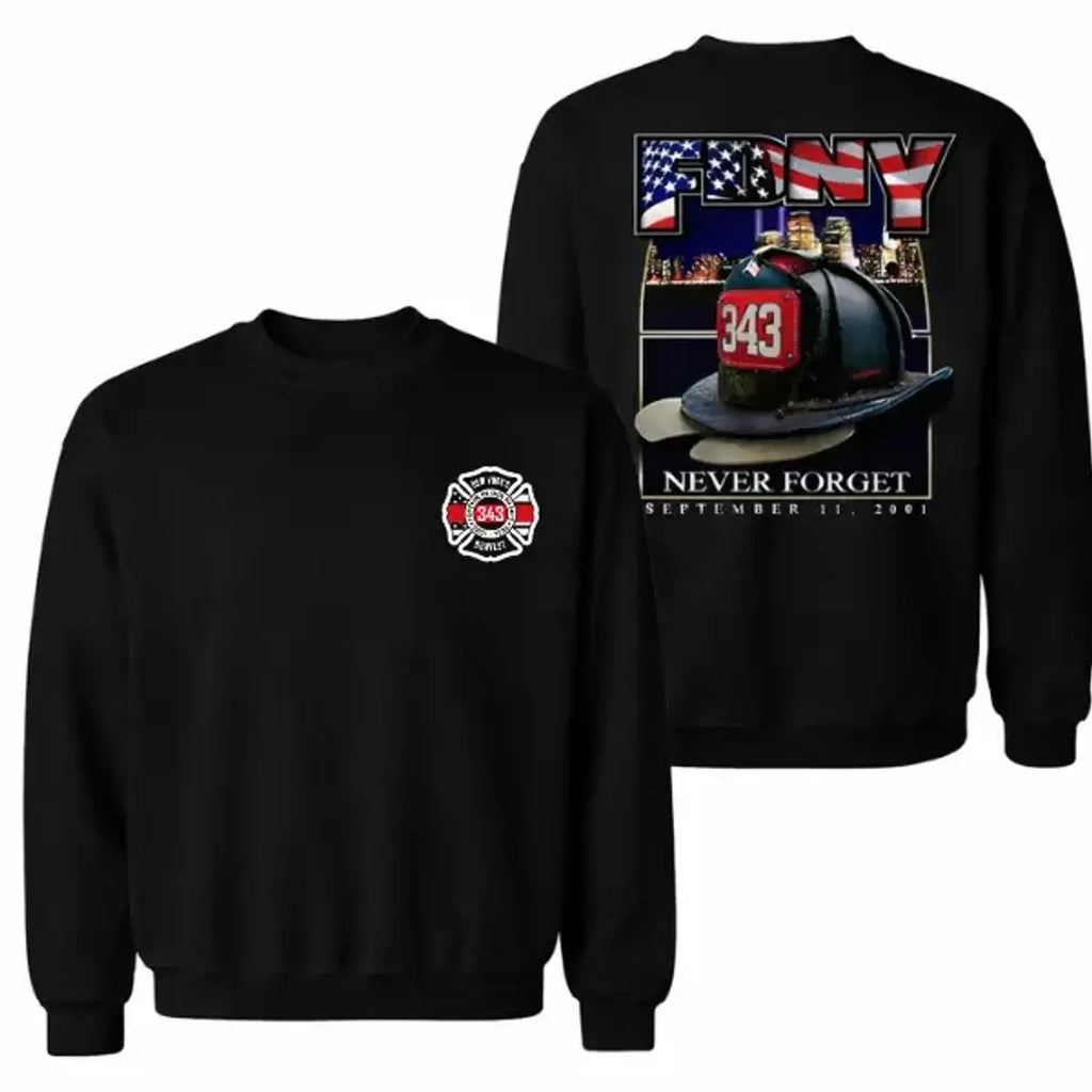 Fdny 343 Firefighter Memorial T-shirt Sweatshirt Hoodie