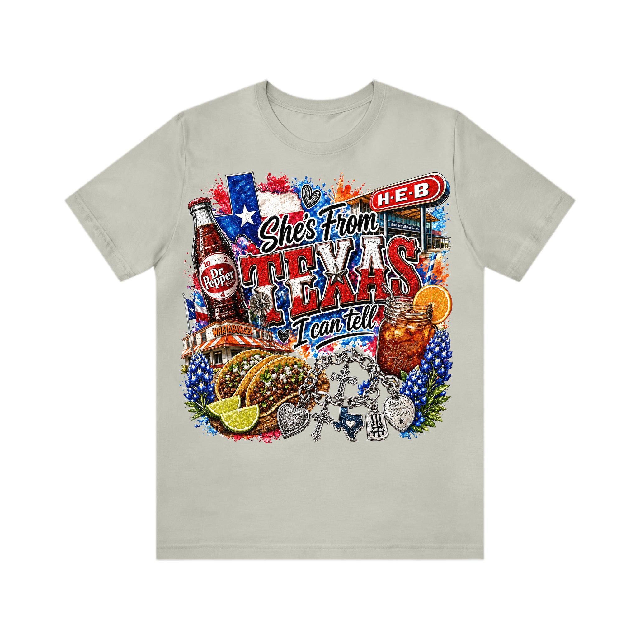 Shes from texas i can tell Unisex T-shirt