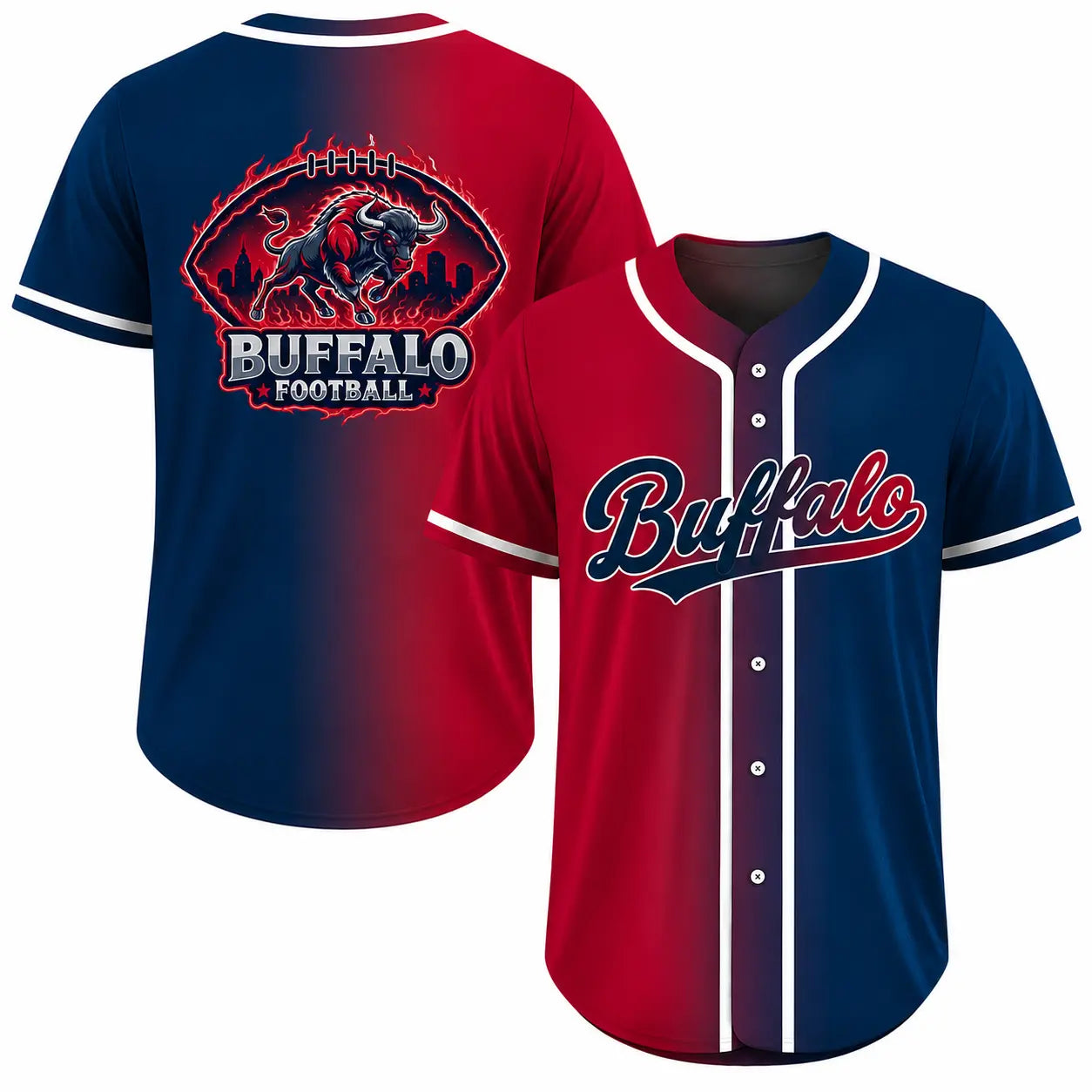 Football Team Fan City Baseball Jerseys