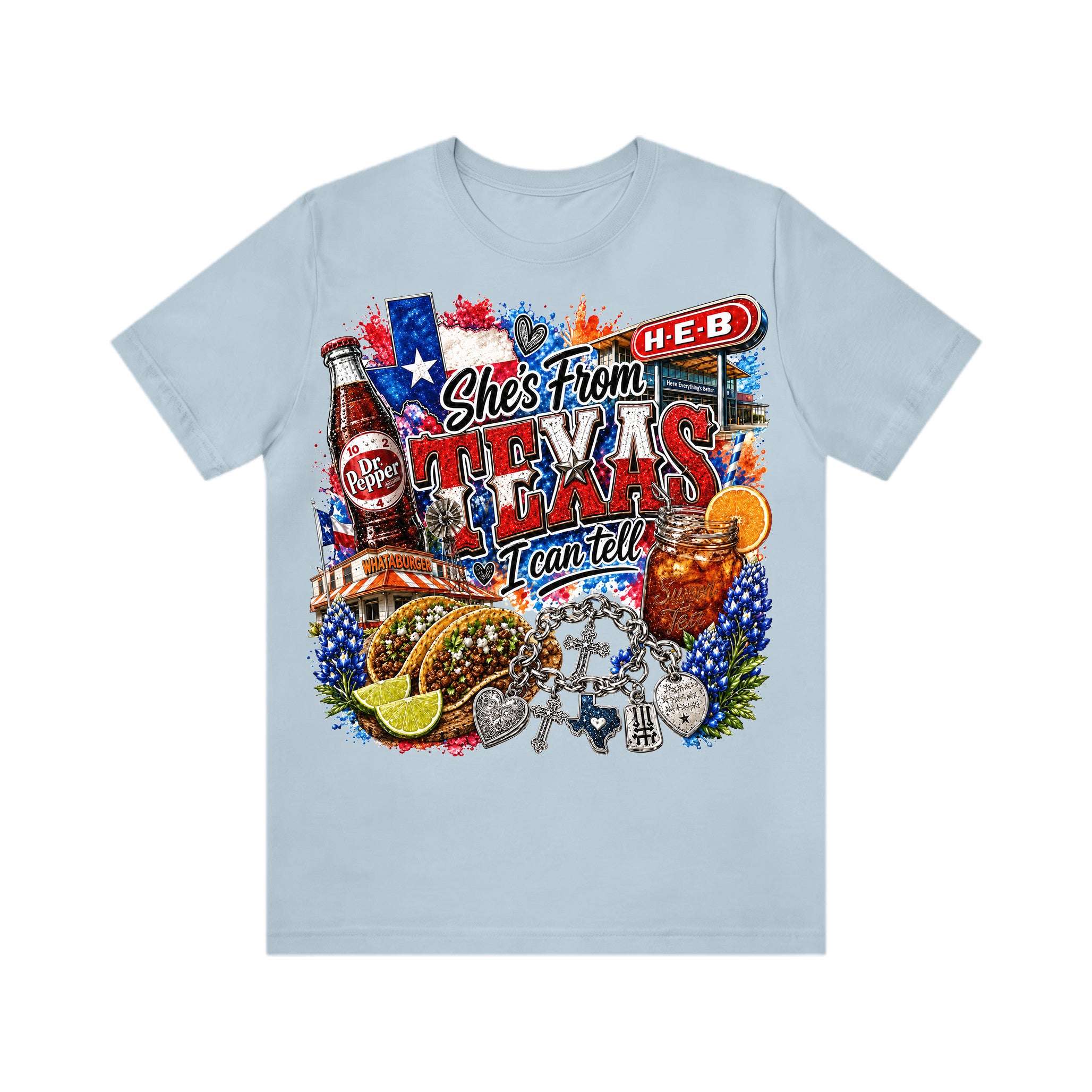 Shes from texas i can tell Unisex T-shirt
