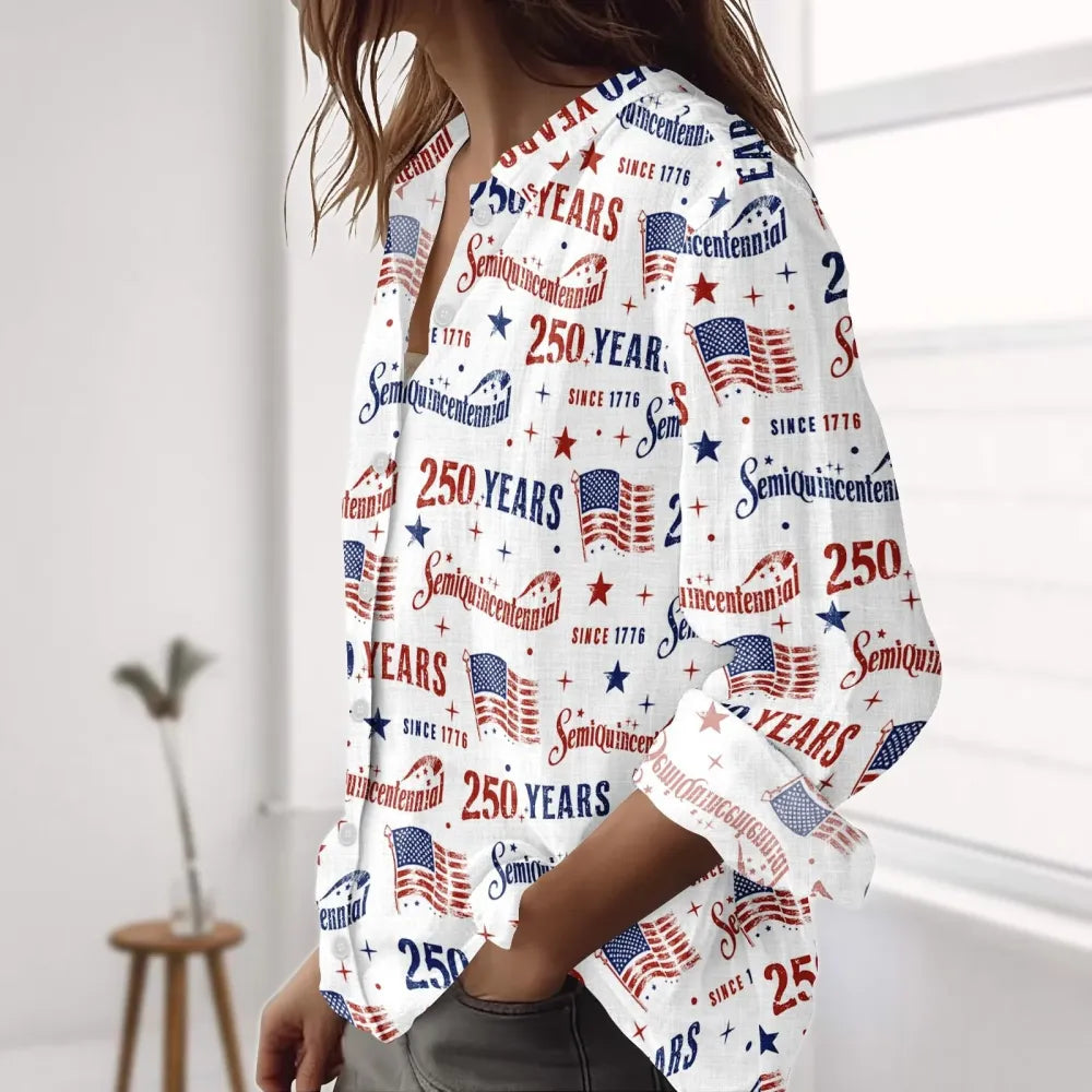 Ladies' 250Th Anniversary Celebration Collar Shirt