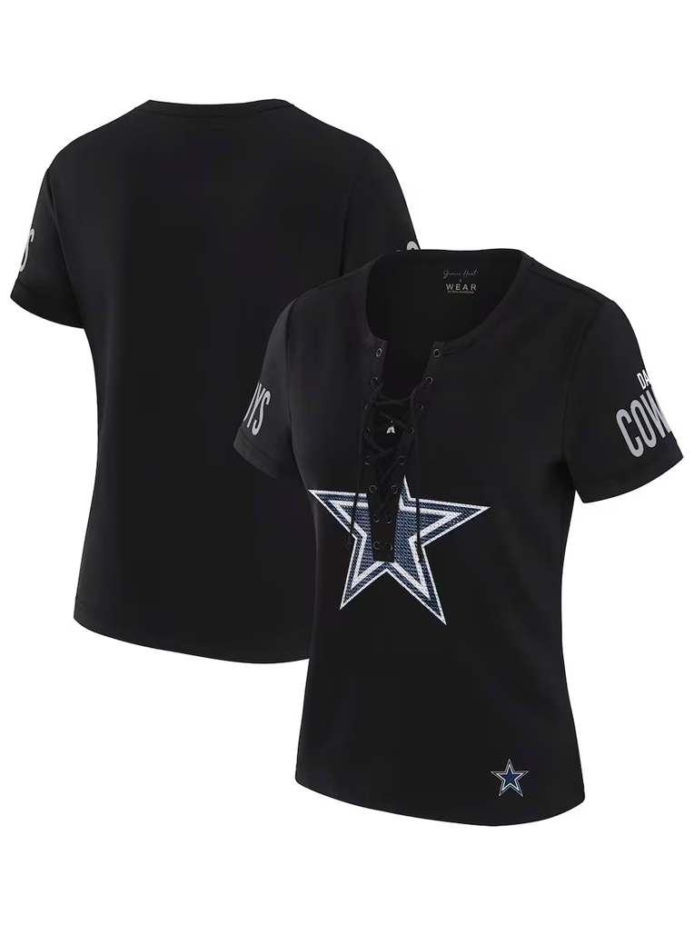 Women's Casual Dallas Cowboys Print T-Shirt