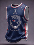 Men's New England Patriots Football Print Tank Top