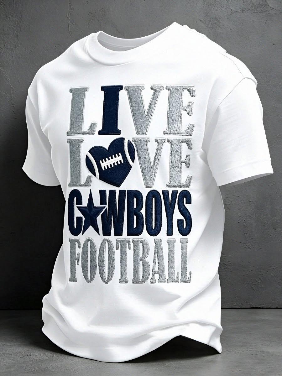Men's Football Short-Sleeve T-Shirt