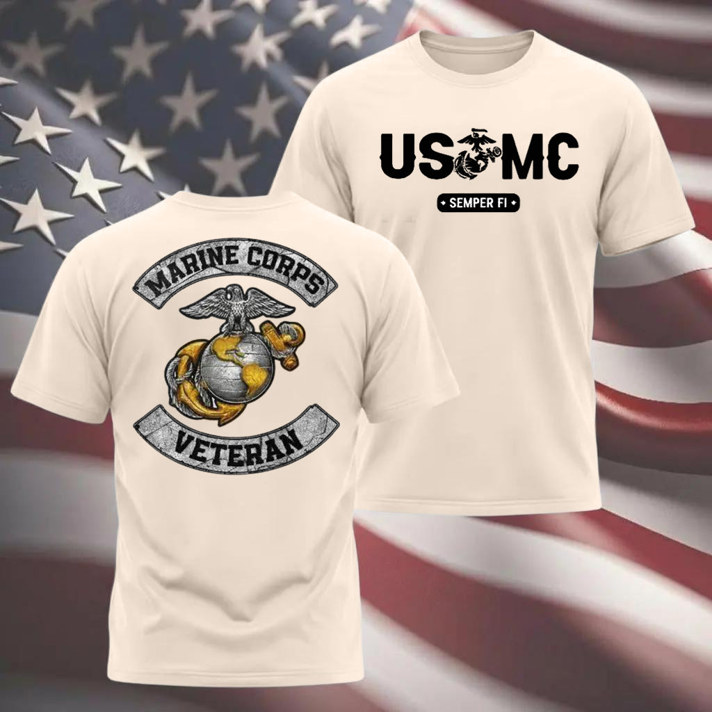 USMC Shirt - Soft Cotton Poly Blend Tee