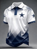 Men's Dallas   Football   Print Polo Shirt