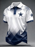 Men's Dallas   Football   Print Polo Shirt
