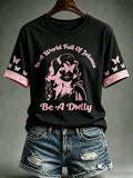 Women'S Commemorative Printed Casual T-Shirt