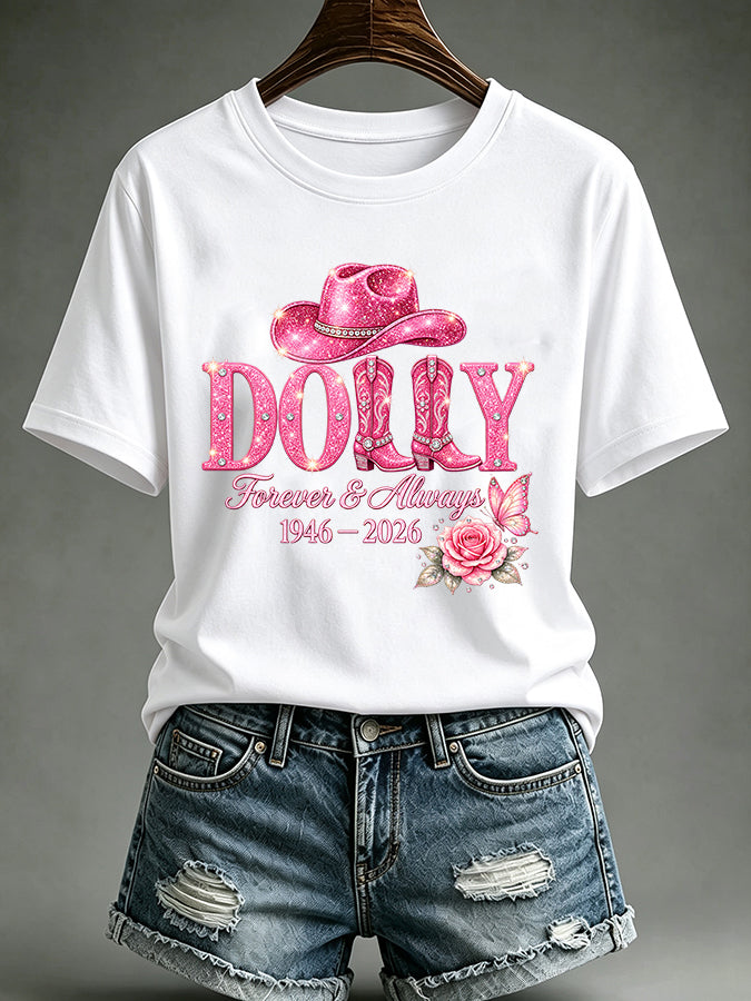 Women'S Country Music Printed Casual T-Shirt