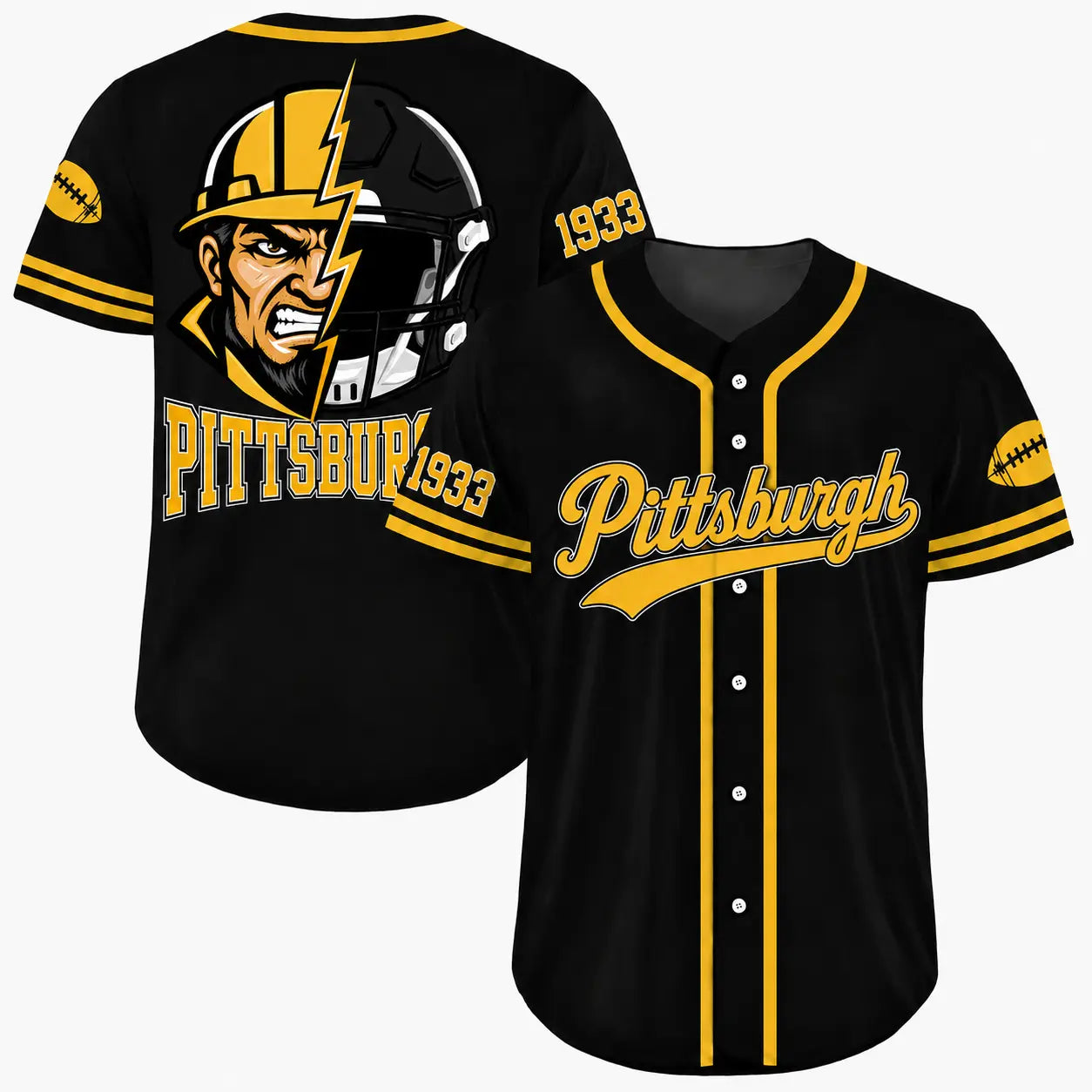 Football Team Baseball Jersey, Game Day Shirt for Football Lover