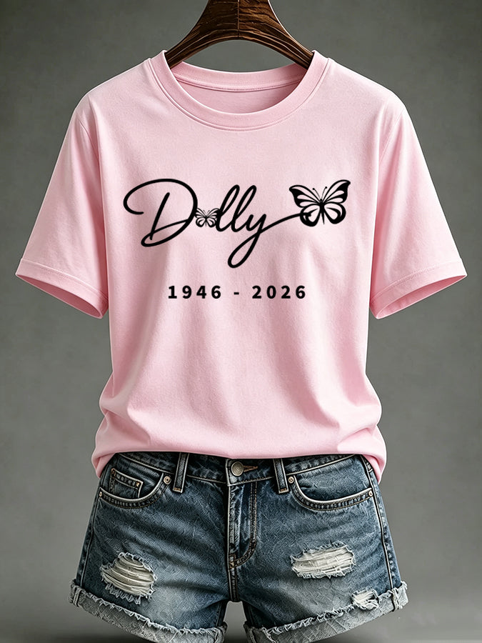 Women'S Commemorative Printed Casual T-Shirt