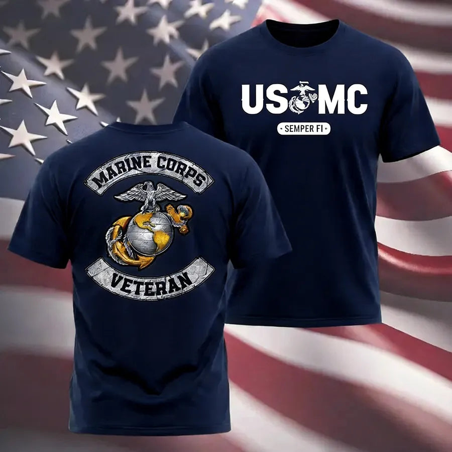 USMC Shirt - Soft Cotton Poly Blend Tee