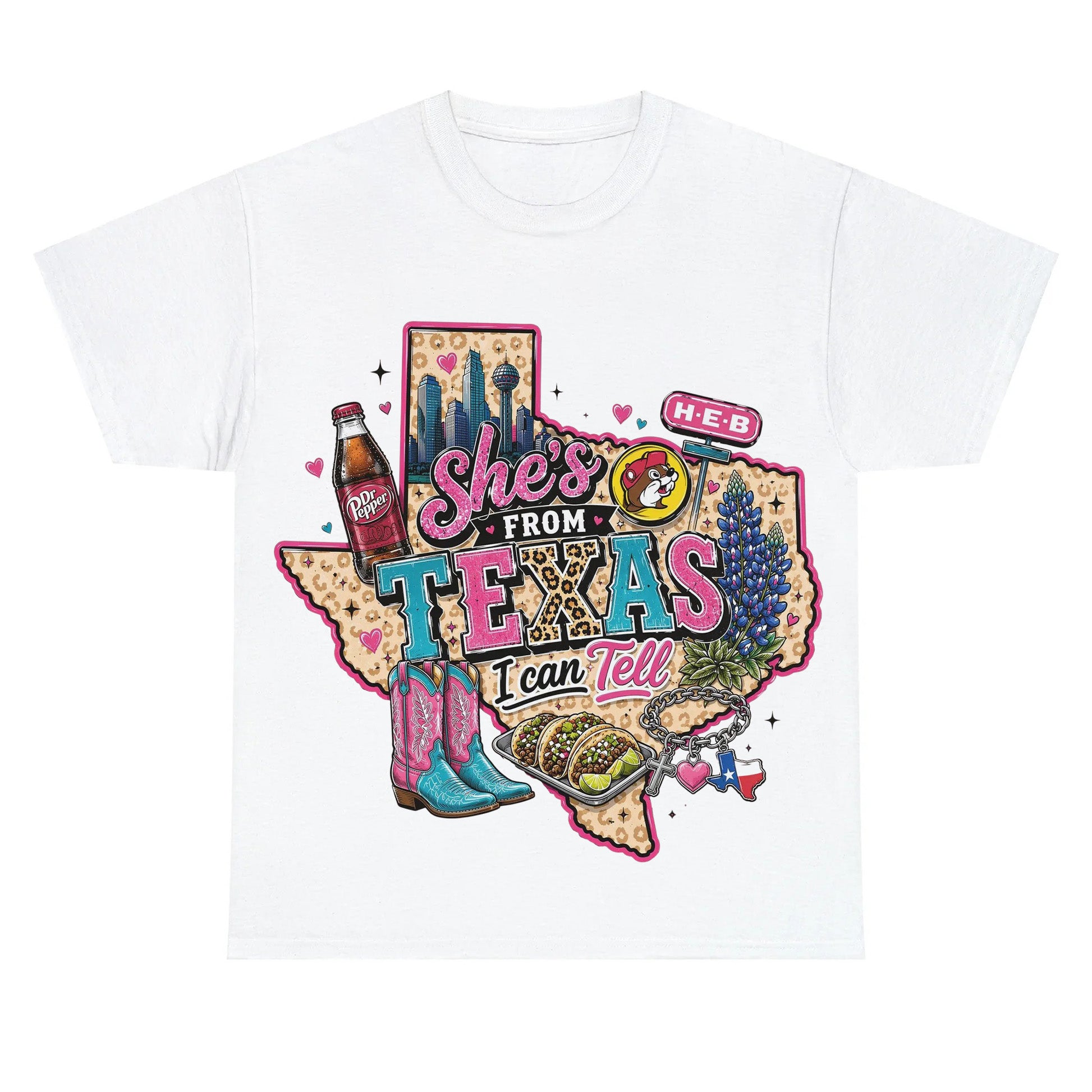 Shes From Texas I Can Tell - Western Southern Vibes T-shirt