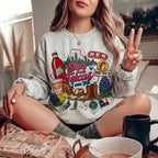 She's From Texas Graphic Crewneck Sweatshirt