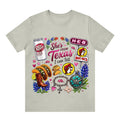 "She's From Texas I Can Tell" Cuffed-sleeve Texas Residents T-shirt