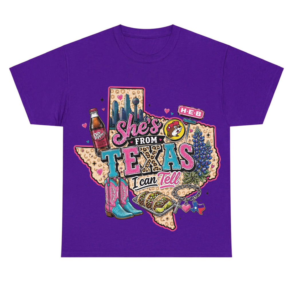 Shes From Texas I Can Tell - Western Southern Vibes T-shirt