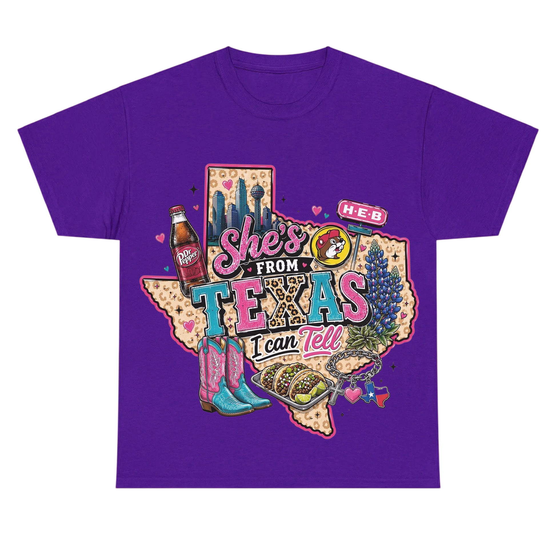 Shes From Texas I Can Tell - Western Southern Vibes T-shirt