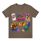 "She's From Texas I Can Tell" Cuffed-sleeve Texas Residents T-shirt
