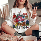 She's From Texas Graphic Crewneck Sweatshirt