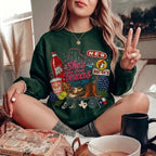 She's From Texas Graphic Crewneck Sweatshirt