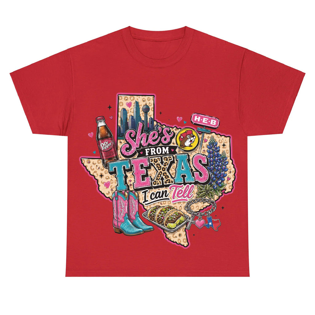 Shes From Texas I Can Tell - Western Southern Vibes T-shirt