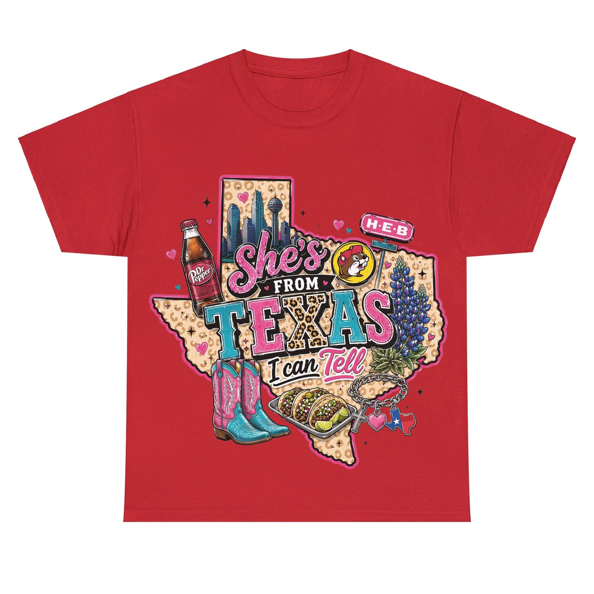 Shes From Texas I Can Tell - Western Southern Vibes T-shirt
