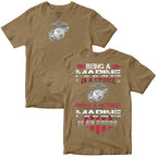 "Being A Marine Is A Choice Being A Retired Marine Is An Honor" Military T-shirt