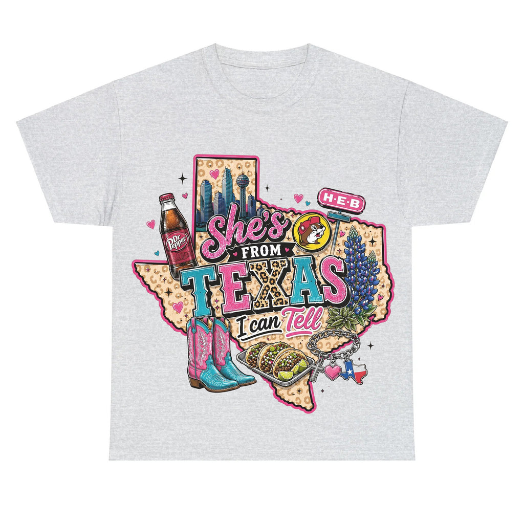 Shes From Texas I Can Tell - Western Southern Vibes T-shirt