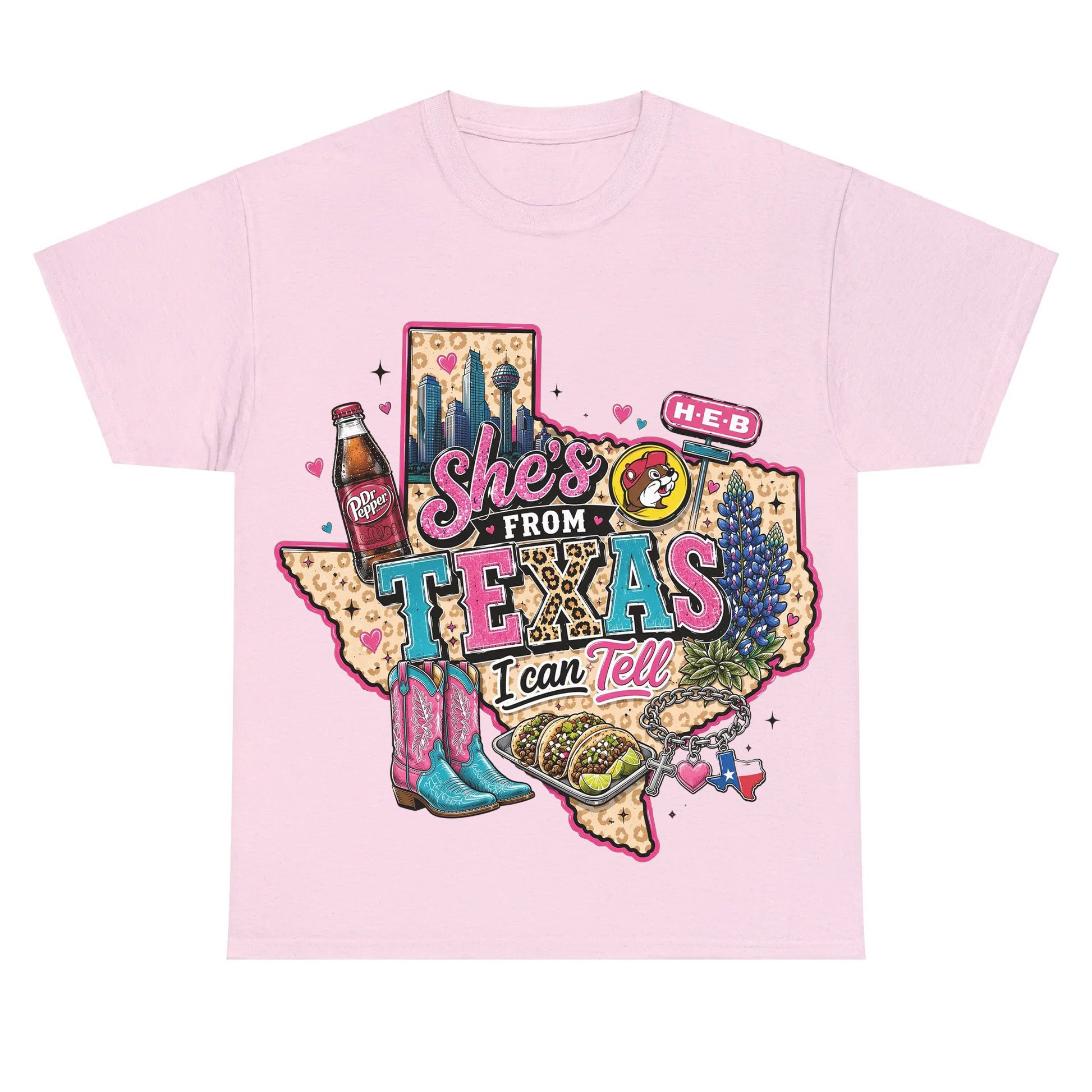 Shes From Texas I Can Tell - Western Southern Vibes T-shirt
