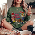She's From Texas Graphic Crewneck Sweatshirt