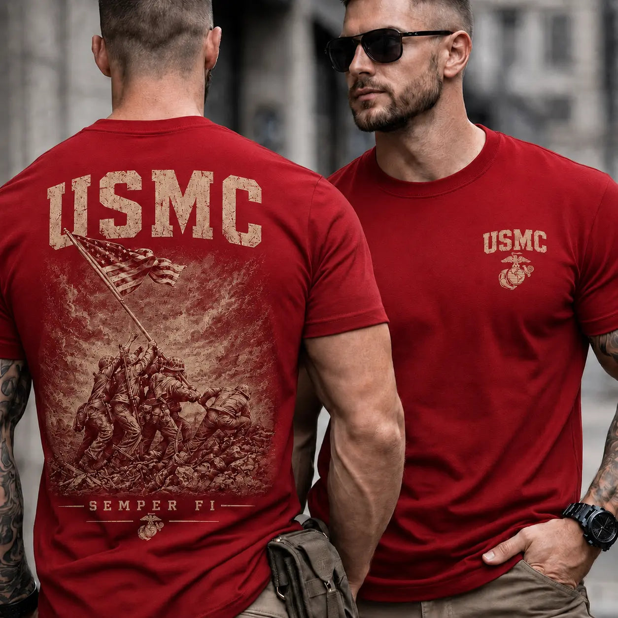 [Copy]USMC Semper Fidelis Shirt