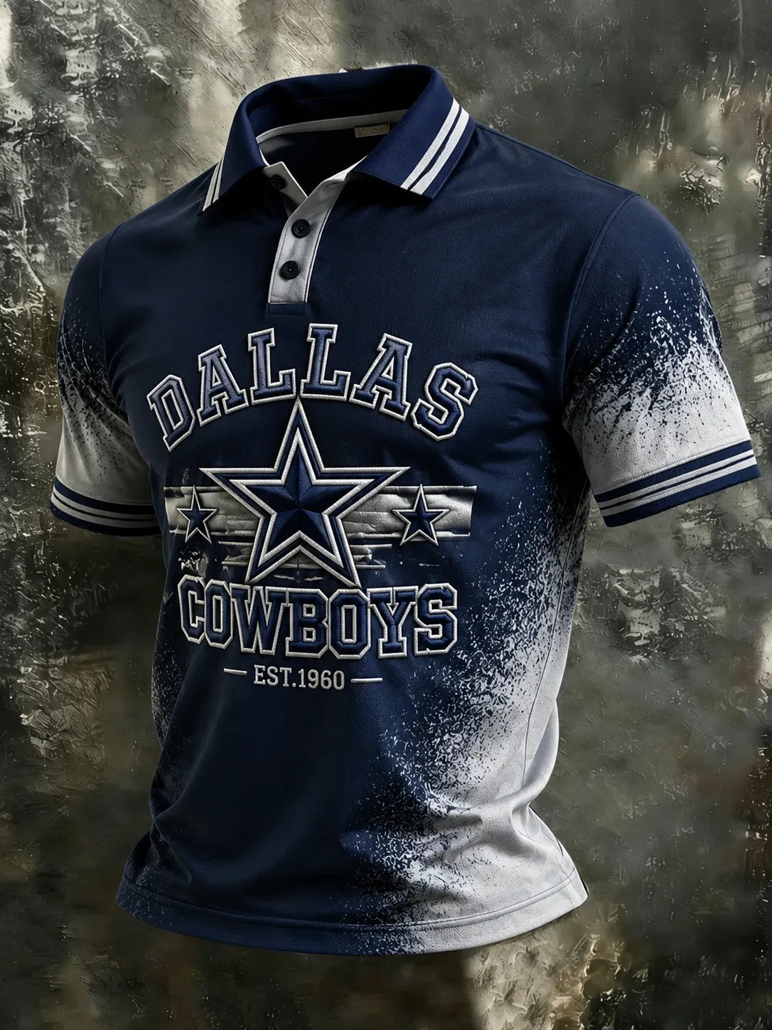 Men's Football Short-Sleeve Polo Shirt