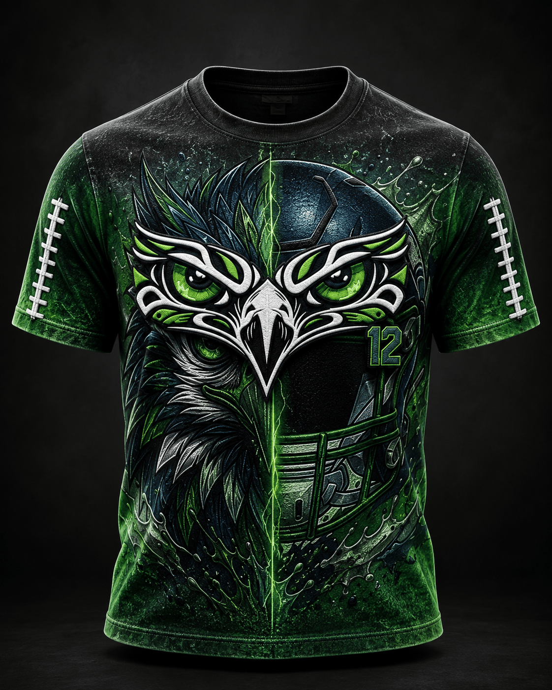 Men's Fashion Seattle Football Fan T-Shirt