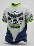 Men's Rugby Lovers Printed Short-sleeved T-shirt