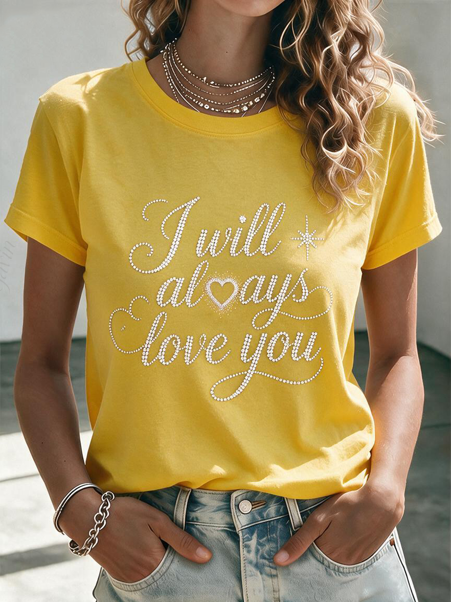 Women'S Commemorative Printed Casual T-Shirt