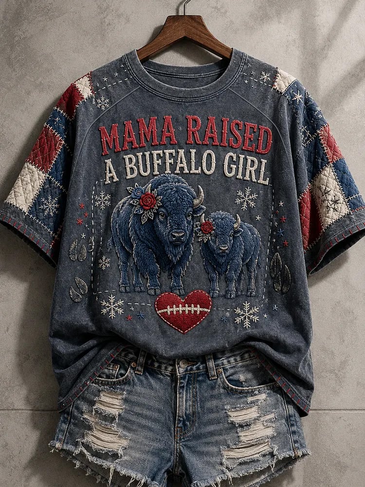 Women's Rugby Lovers Printed Casual Tops