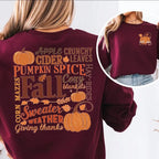 Fall Vibes Pumpkin Sweatshirt