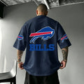Buffalo Football-Inspired Graphic Men's Oversized T-Shirt