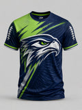 Men's American Football Fan Memorial Print T-Shirt