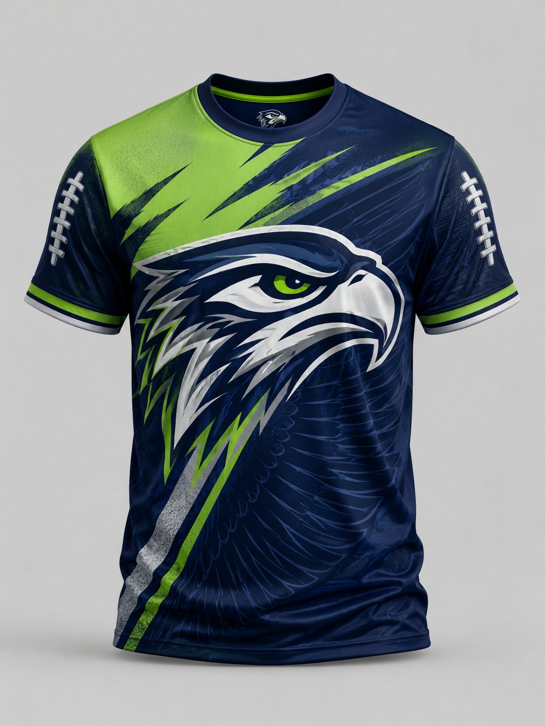 Men's American Football Fan Memorial Print T-Shirt