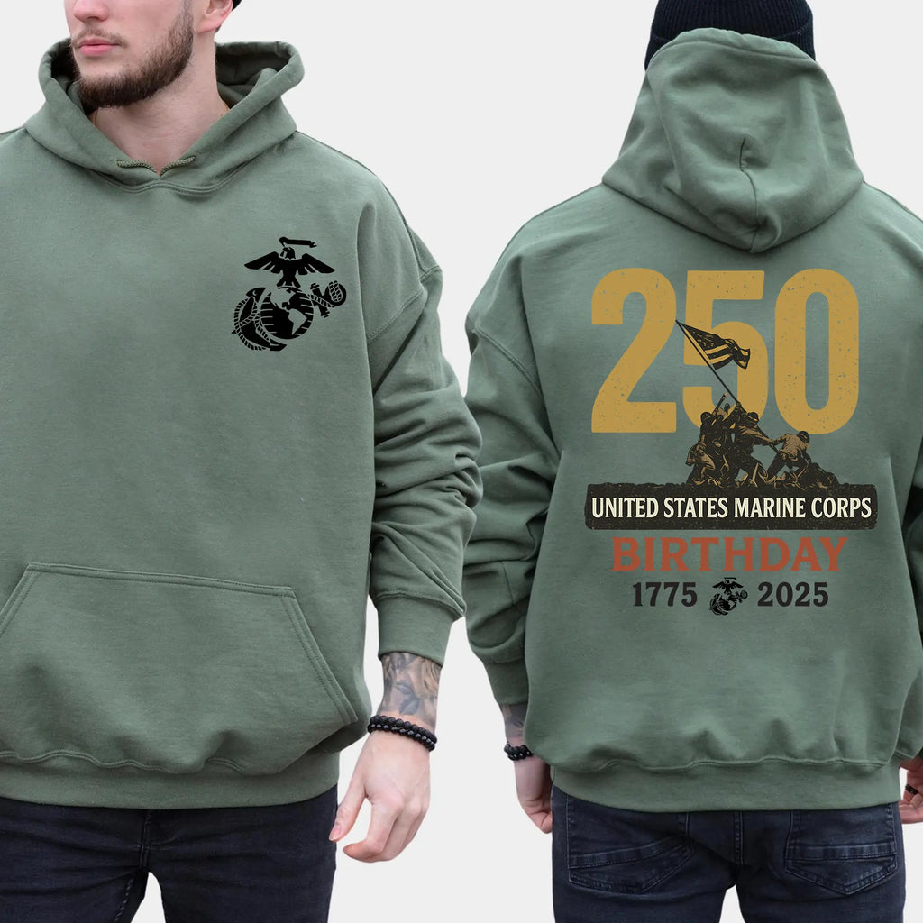 Marines 250th Birthday Hoodie