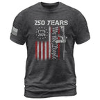 250 Years We The People T-Shirt – Vintage USA Flag 1776–2026 Independe