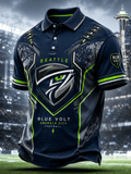 Men's Football Print Short-Sleeve T-Shirt
