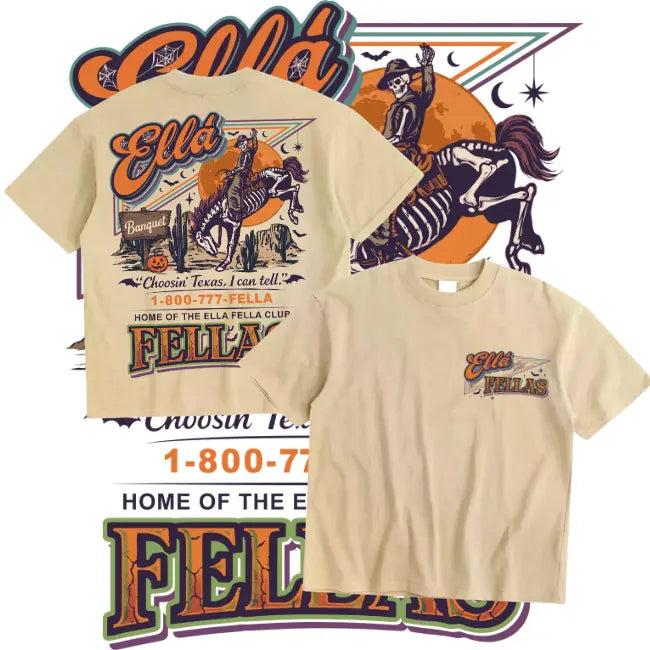 Retro 1-800-777-FELLA - Halloween Tee