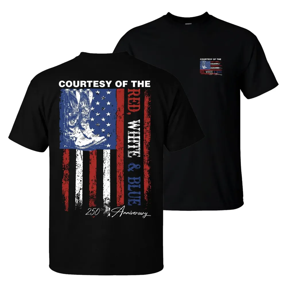 250th Anniversary Western-style Patriotic T-shirt